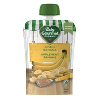 Baby Gourmet Organic Simply Banana Puree, Puree - 128 mL