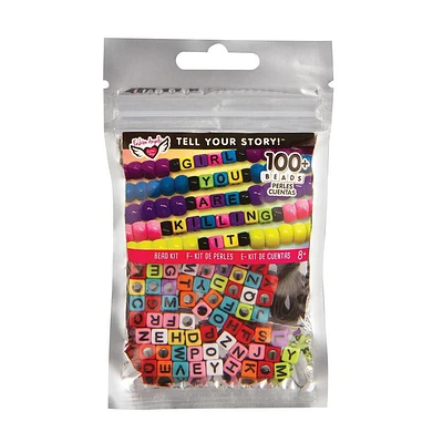 Fashion Angels Tell Your Story Alphabet  Bead Bag-Rainbow Cubes