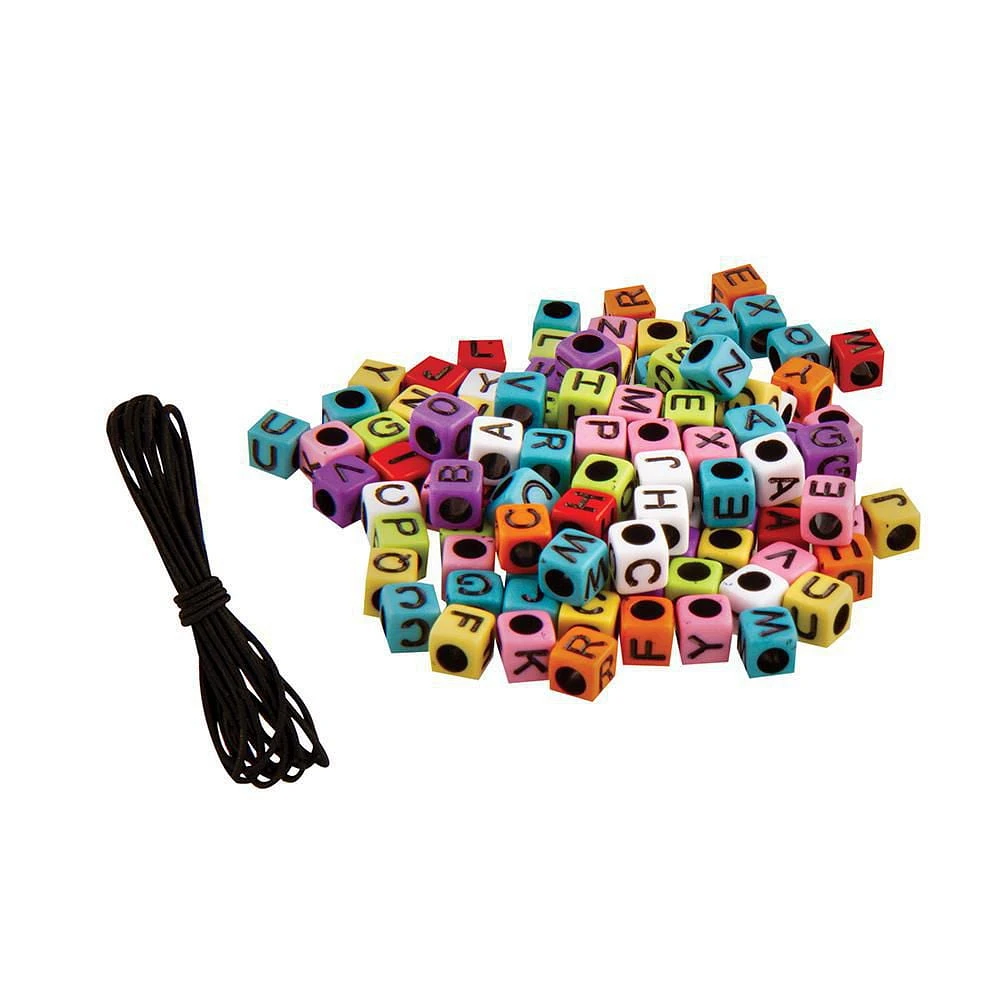 Fashion Angels Tell Your Story Alphabet  Bead Bag-Rainbow Cubes