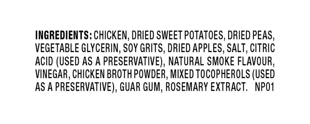 Nature's Recipe Chewy Bites gâteries pour chiens au poulet 227g-454g