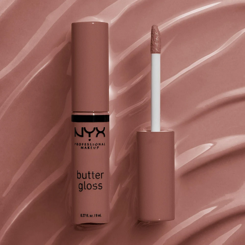 NYX Professional Makeup Gloss au Beurre, Brillant à Lèvres, 8 mL gloss