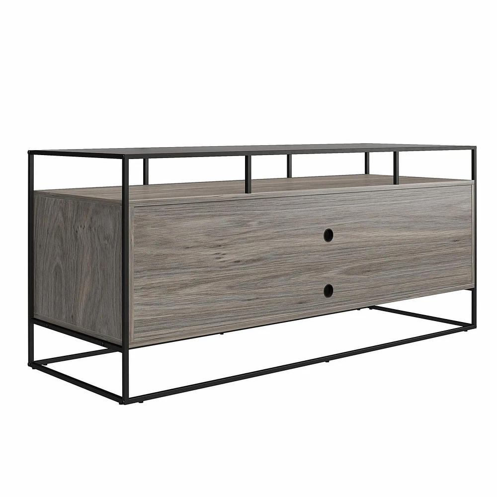 Ameriwood Home Camley Modern Media Console TV Stand for TVs up to 54", Plaster