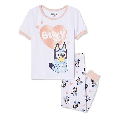 Bluey Toddler Girls' Pajama 2-Piece Set, Sizes 2T-5T