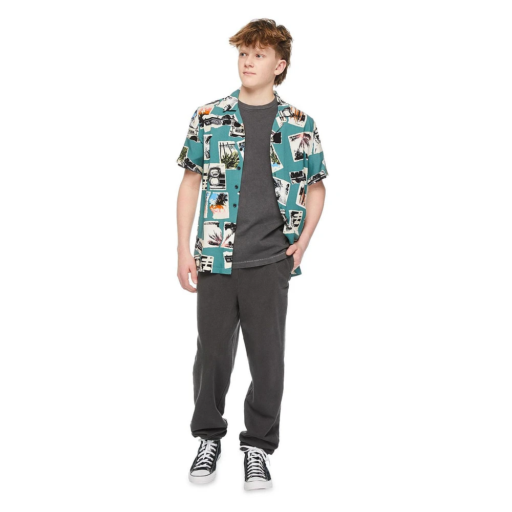 Chemise de vacances à manches courtes Jackson pour garçons Tailles M-TTG