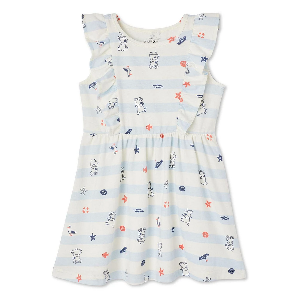 Robe Peppa Pig George pour petites filles Tailles 2T-5T