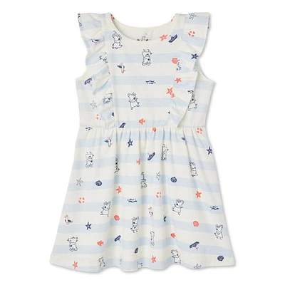 Robe Peppa Pig George pour petites filles Tailles 2T-5T