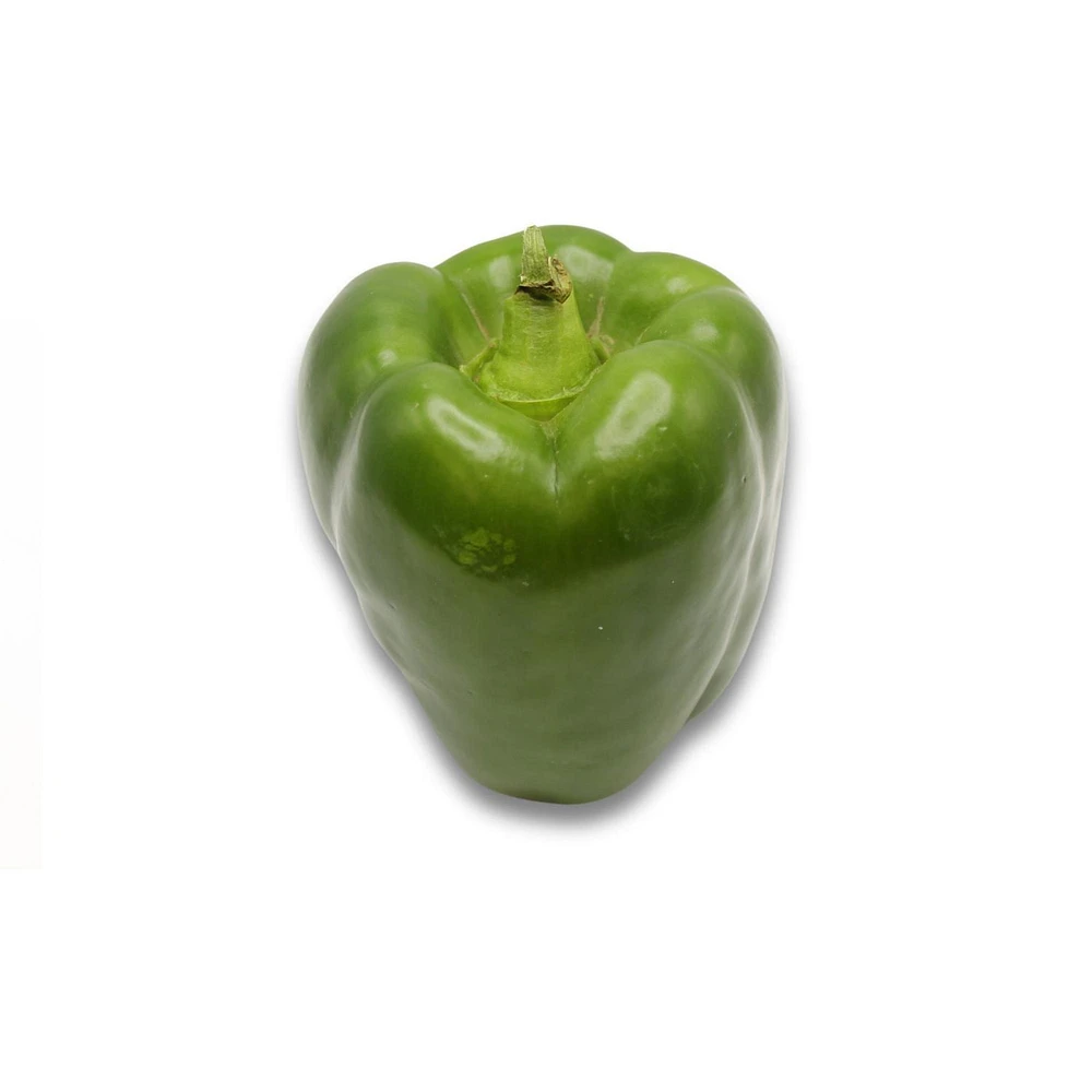 Pepper, Green Bell, Sold in singles, 0.12 - 0.24 kg