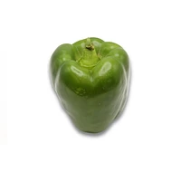 Pepper, Green Bell, Sold in singles, 0.12 - 0.24 kg