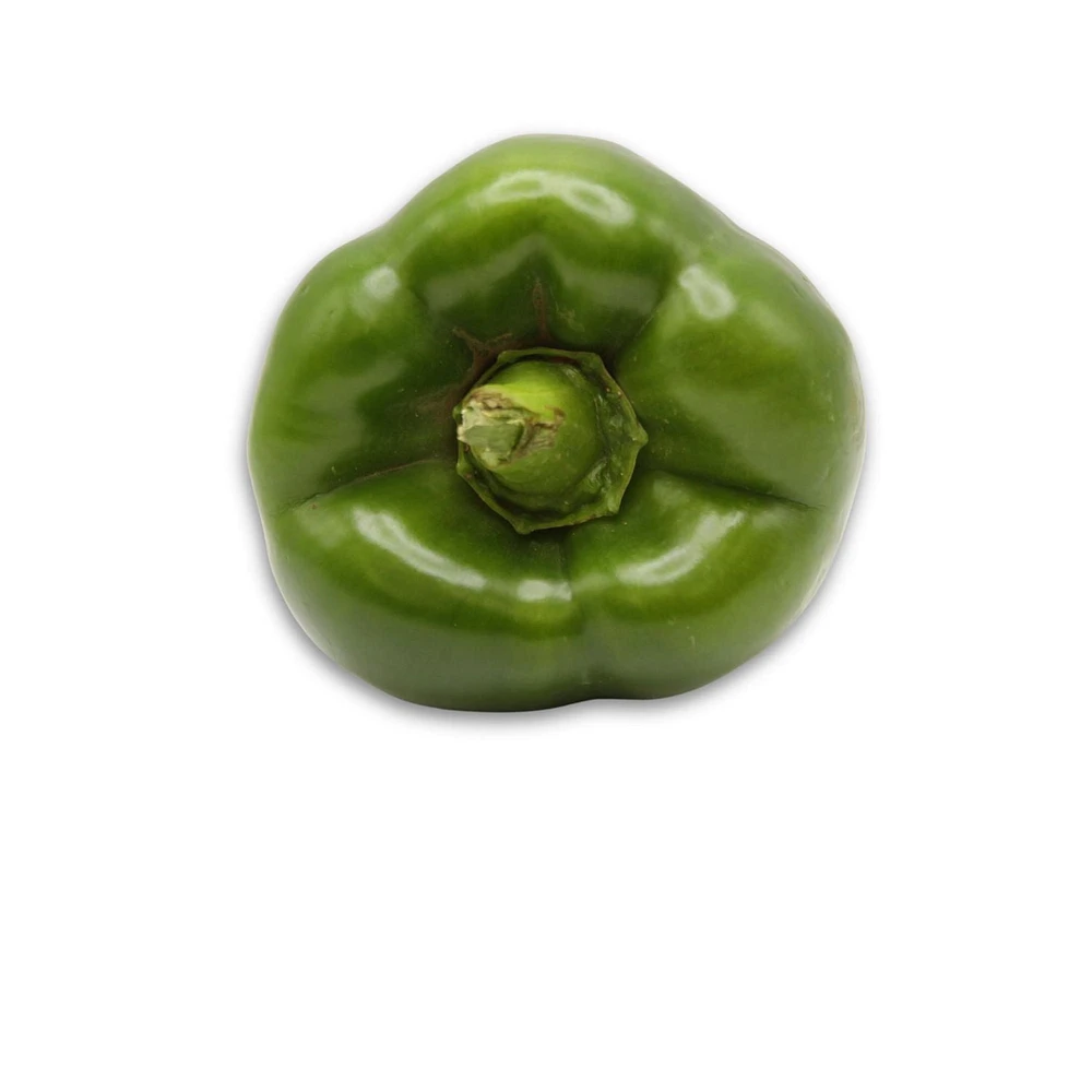 Pepper, Green Bell, Sold in singles, 0.12 - 0.24 kg