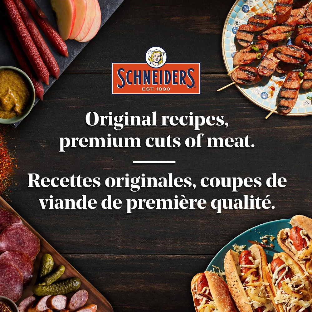 Saucisson fumé au cheddar Smokie individuel Schneiders 175g