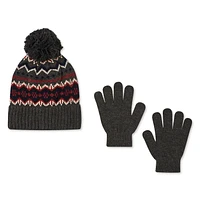 Ensemble 2 pièces tuque et gants George pour garçons