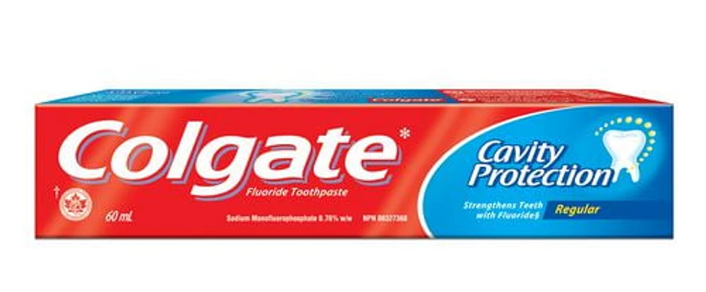 Colgate Cavity Protection Fluoride Toothpaste, Regular