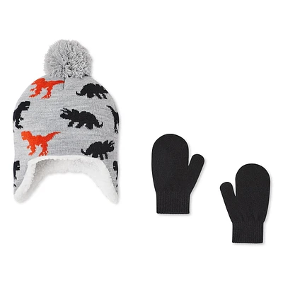 George Toddler Boys' Hat and Mitts 2-Piece Set