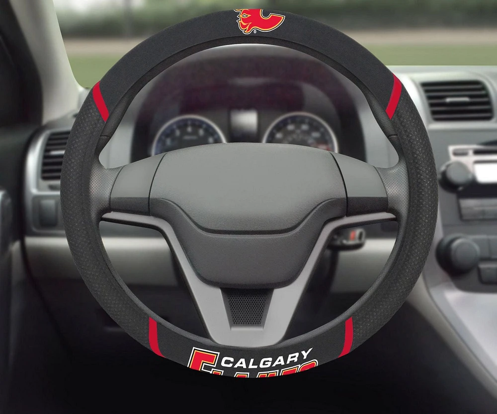 NHL Calgary Flames Steering Wheel Cover