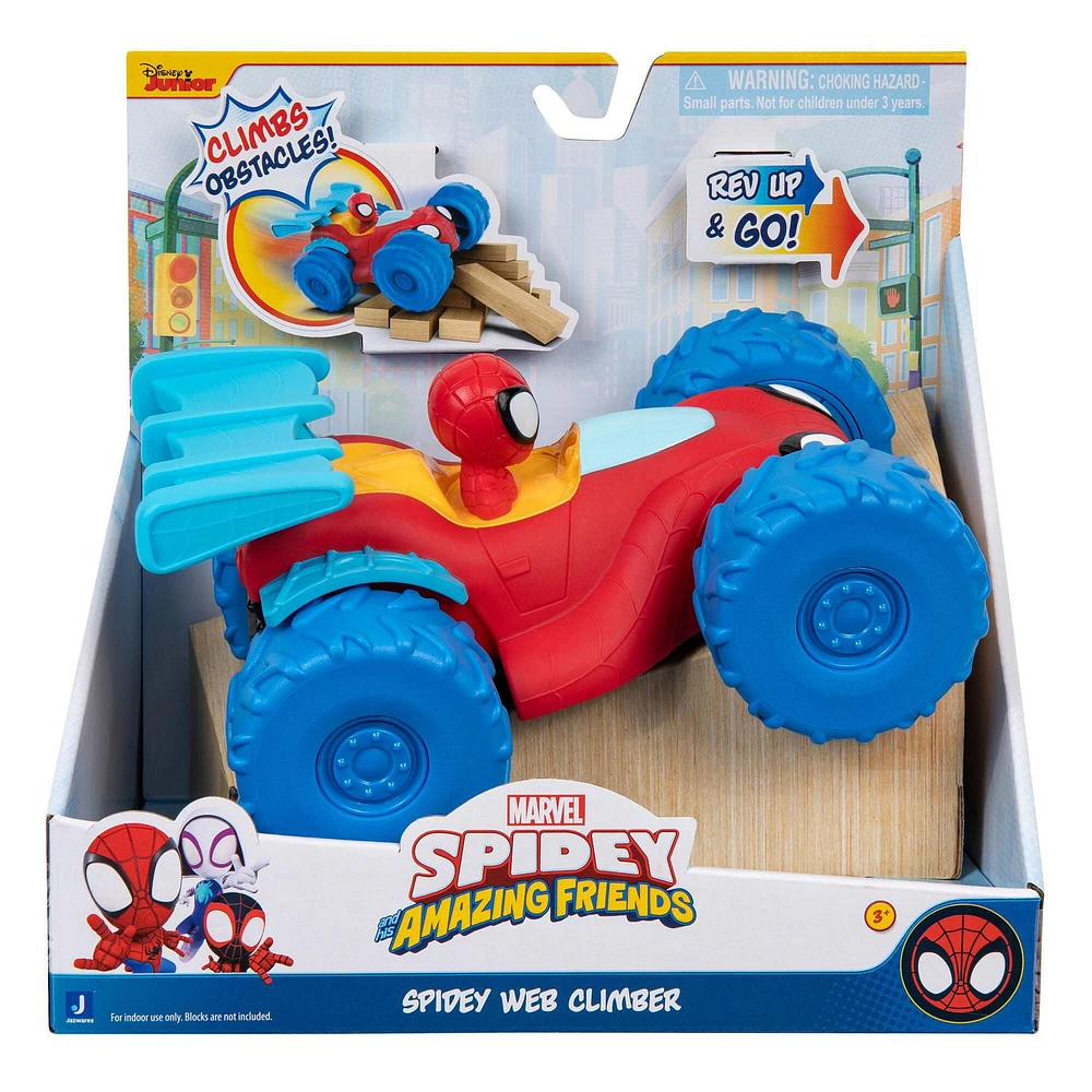 MARVEL Spidey & His Amazing Friends - Spidey Web Climber, Preschool Toy: Go Webs Go! Action-packed motor vehicle