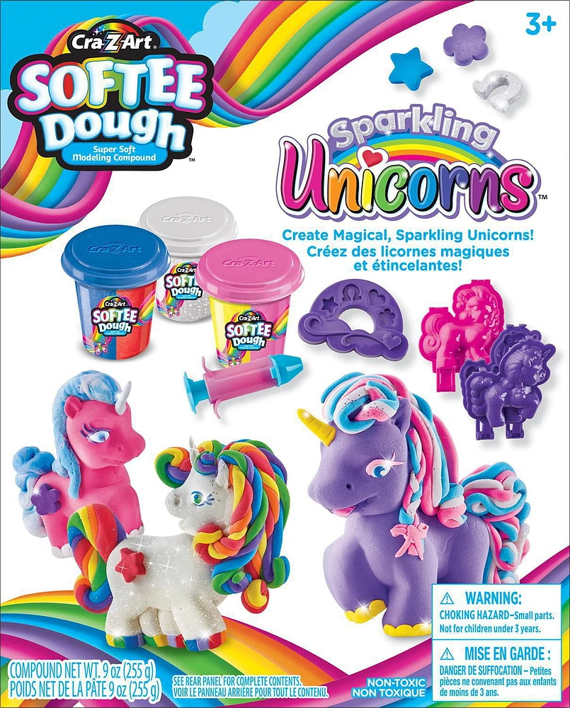 SofteeDough Sparkling Unicorns Kit