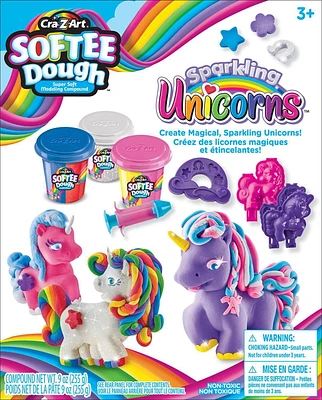 SofteeDough Sparkling Unicorns Kit