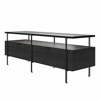 Wainwright TV Stand for TVs up to 60", Black Oak