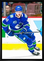 Frameworth Elias Pettersson 20x29 Canvas Framed Canucks Action