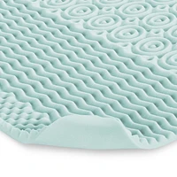 Dream Serenity® 1.5 inch Zoned Memory Foam Bed Topper, Zoned memory foam