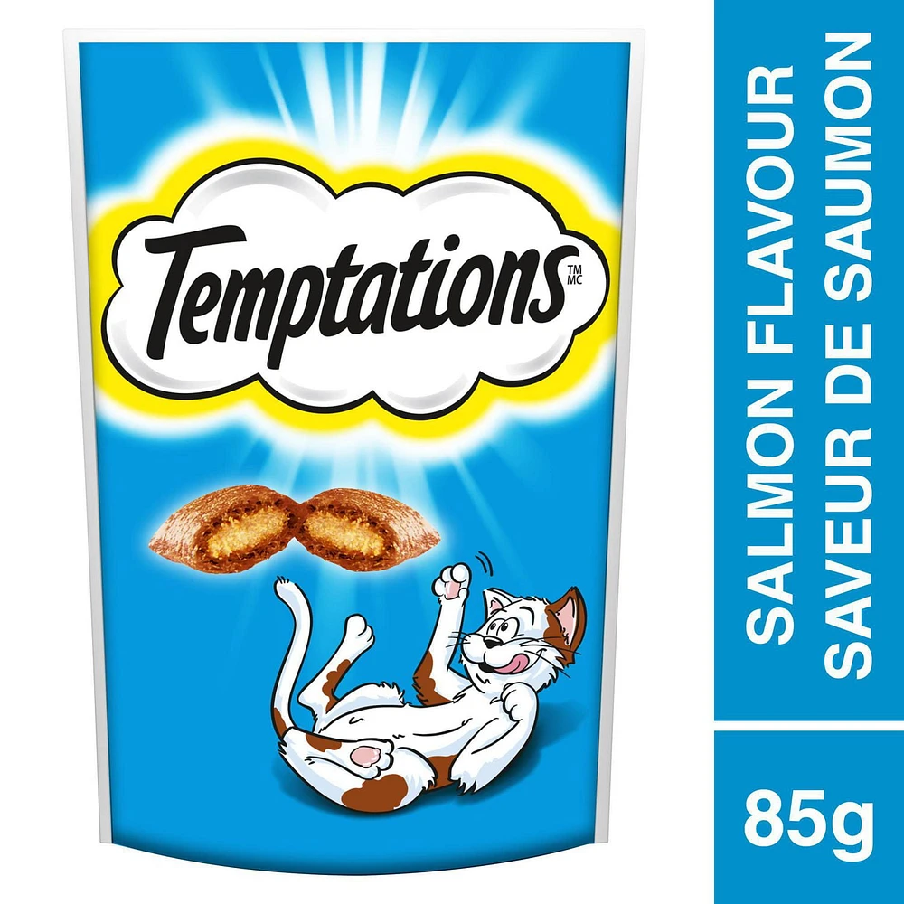 Temptations Savoury Salmon Flavour Soft & Crunchy Adult Cat Treats