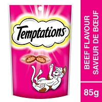 Temptations Hearty Beef Flavour Soft & Crunchy Adult Cat Treats