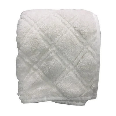 hometrends Quilted Sherpa Throw