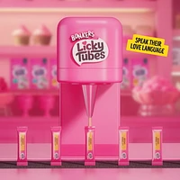 BONKERS Licky Tubes, Wet Tasty Tuna Flavored Cat Treats, 4 Tubes, Licky Tubes Wet Cat Treats Tuna Recipe 4 Pack