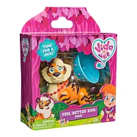 Vida the Vet, Feel Better Koa Pack with Koa Action Figure, a Cast and a Recovery Cone Accessory, Kids Toys for Girls & Boys Ages 3 and up