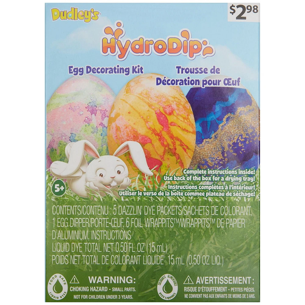 Dudley's Hydro Dip Egg Dye Kit, Easter Egg, Decorating