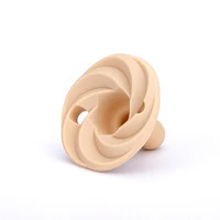 Doddle & Co - Bébé, nourrisson - Sucette en silicone Holland Pop - Étape 1 - Forme naturelle - Paquet de 2 - Gâteau fard à joues / Smash