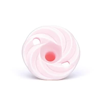 Doddle & Co - Bébé, nourrisson - Sucette en silicone Holland Pop - Étape 1 - Forme naturelle - Paquet de 2 - Gâteau fard à joues / Smash