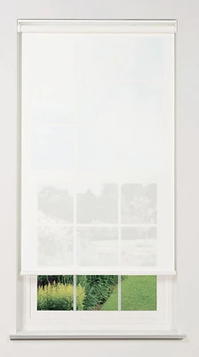 Linen Avenue Cordless Solar Screen Roller Shade - 5% White