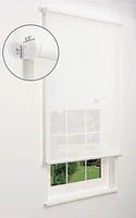 Linen Avenue Cordless Solar Screen Roller Shade - 5% White