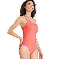 Reebok Women's One Shoulder One Piece