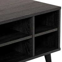 Cole Rectangle 31.5" Wide Coffee Table with Open Storage Shelves