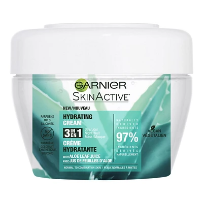 Garnier Skinactive, 3-in-1 Cream with Aloe Leaf Juice, 200 mL