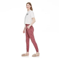 No Boundaries Women's Tee and Jogger 2-Piece Set
