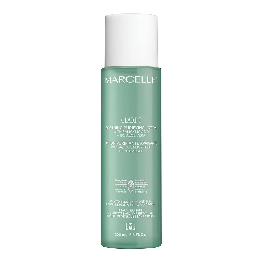 Marcelle Clari-T Soothing Purifying Lotion<br>with Salicylic Acid + 15% Aloe Vera