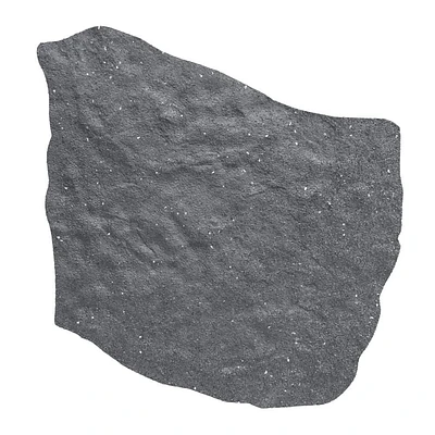 Garden Central 18" x 18" Natural Rock Stepping Stones in Grey, 4-pack, Made with recycled materials