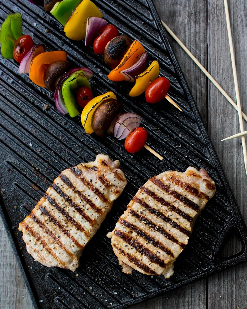 Lodge® Seasoned Cast Iron Reversible Grill / Griddle