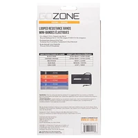 GoZone 5-Pack Looped Resistance Bands – Multi-Colour, With carry bag