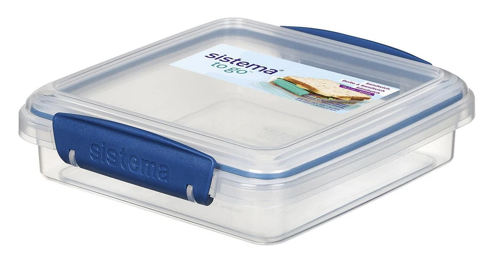 Sistema to Go Sandwich Box Food Storage Container, 450ml