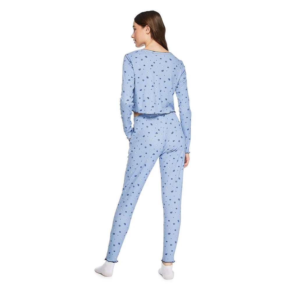 No Boundaries Women's Pajamas 2-Piece Set