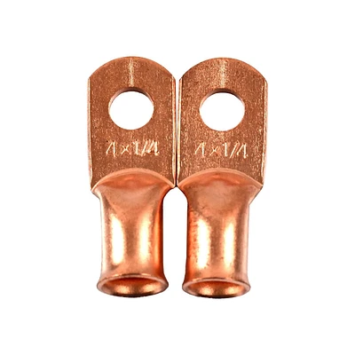 Schumacher BAF-4L1 ¼-Inch Cable Lugs, 100 Percent Copper, 1/4" Cable Lug