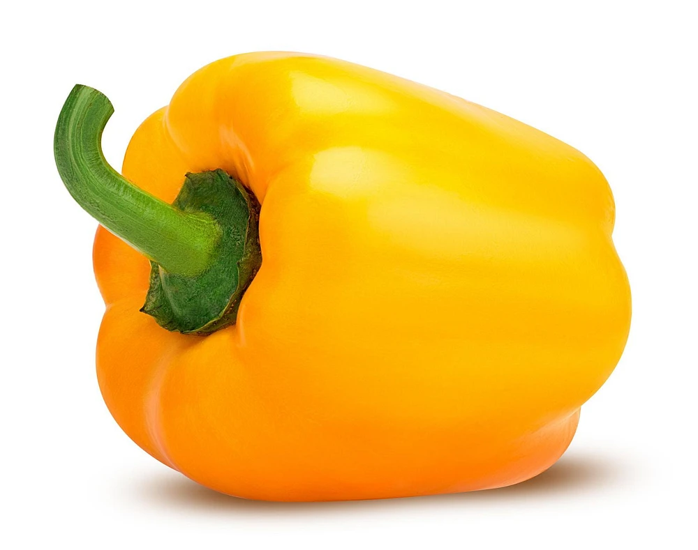 Peppers, Yellow, Sold in singles, 0.12 - 0.24 kg