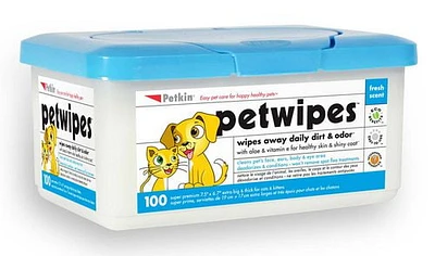Petwipes 100 unités