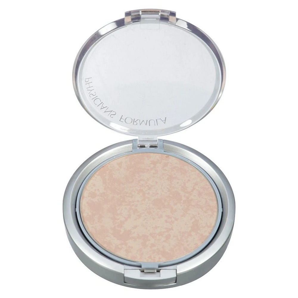 Mineral Wear® Talc-Free Mineral Face Powder - Creamy Natural, The built-in mirror and brush are included.   