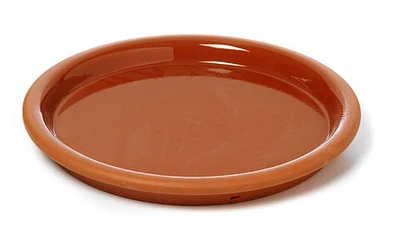 Clay Saucer Glazed 5.5", Clay Saucer