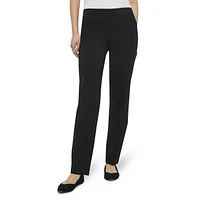 George Women's Pull on Comfort Bengaline Straight Dress Pant
